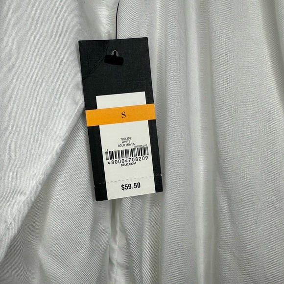 NWT Crown & Ivy White Long Sleeve Bold Moves Shirt Size Small (D188) - Picture 4 of 7